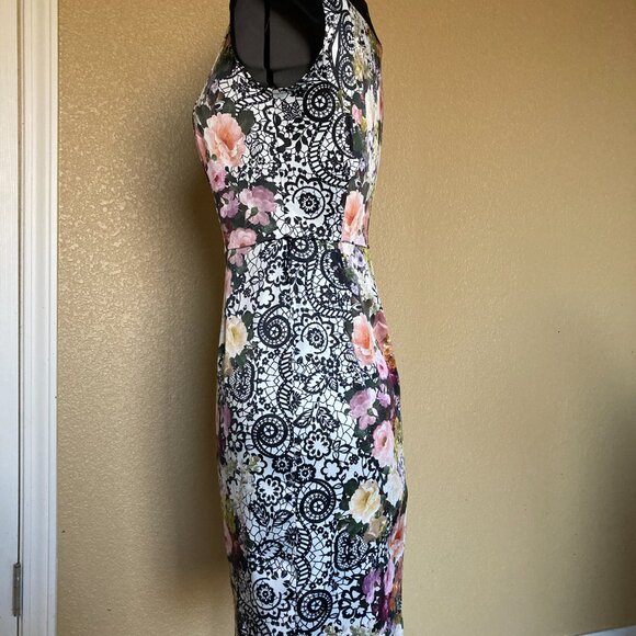 Joseph Ribkoff Floral Print Dress size 4 - Picture 10 of 13